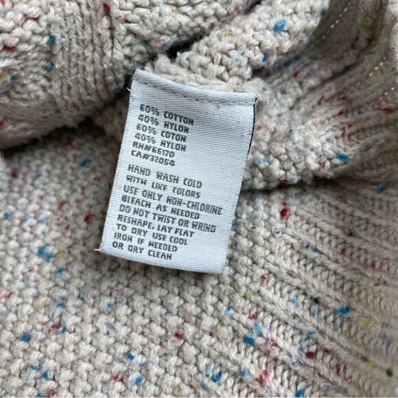 Urban Outfitters Cooperative Gray Confetti Cable‎ Knit Crew Neck Sweater M/C40 - Picture 10 of 14